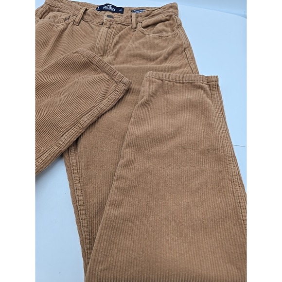 Hollister Size 5 Ultra High-rise Y2K Mom Pant 100% Cotton Corduroy 27 - Picture 12 of 15